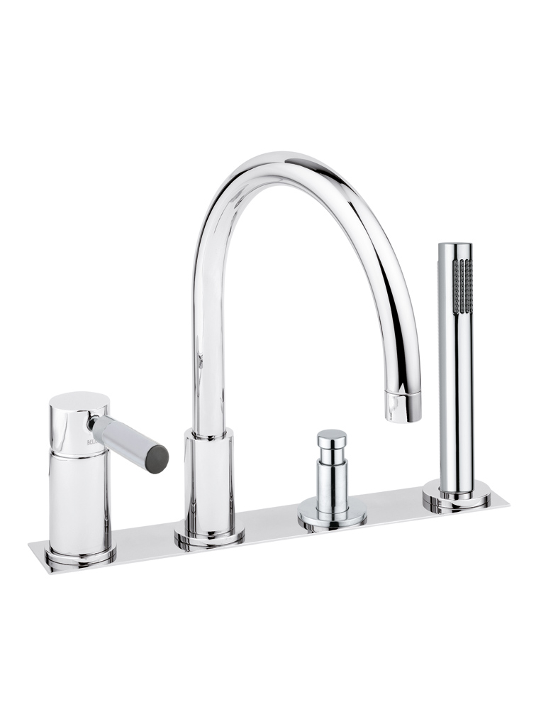 0101/2/P/A Bellosta Rubinetterie СМЕСИТЕЛЬ ДЛЯ ВАННЫ С ПЛИТОЙ 