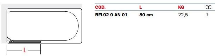 INDA® Стеклянная перегородка для ванны sun-id-1373254 - Вид №1