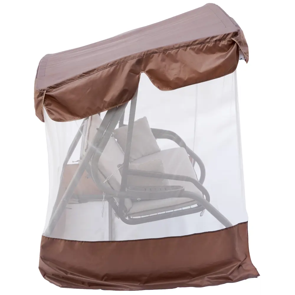 Качели садовые BEGINIA Aniva 3-х местные до 250 кг металл цвет коричневый STLM-2071791 - Вид №3