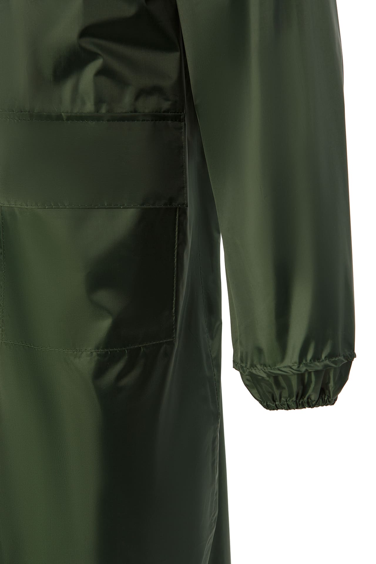 5041817 Плащ Альбатрос влагозащитный ЛАЙТ М зеленый  Непромокаемая спецодежда  размер XXXL  - Вид №2