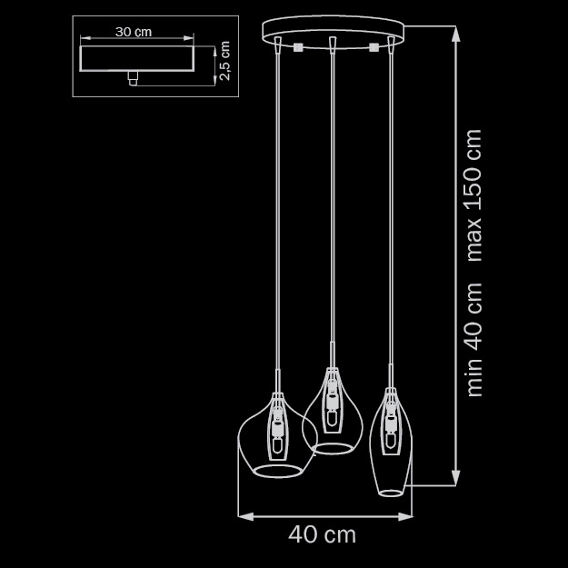 Подвесная люстра Lightstar Pentola 803053 LIGHTSTAR ДИЗАЙНЕРСКИЕ, PENTOLA 056299 Оранжевый  - Вид №1