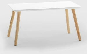 Viganò Низкий прямоугольный деревянный журнальный столик Milly