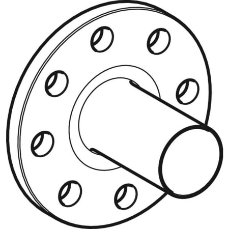 23785 Фланец Geberit Mapress из углеродистой стали, PN 10/16, с гладким концевиком Geberit  - Вид №4