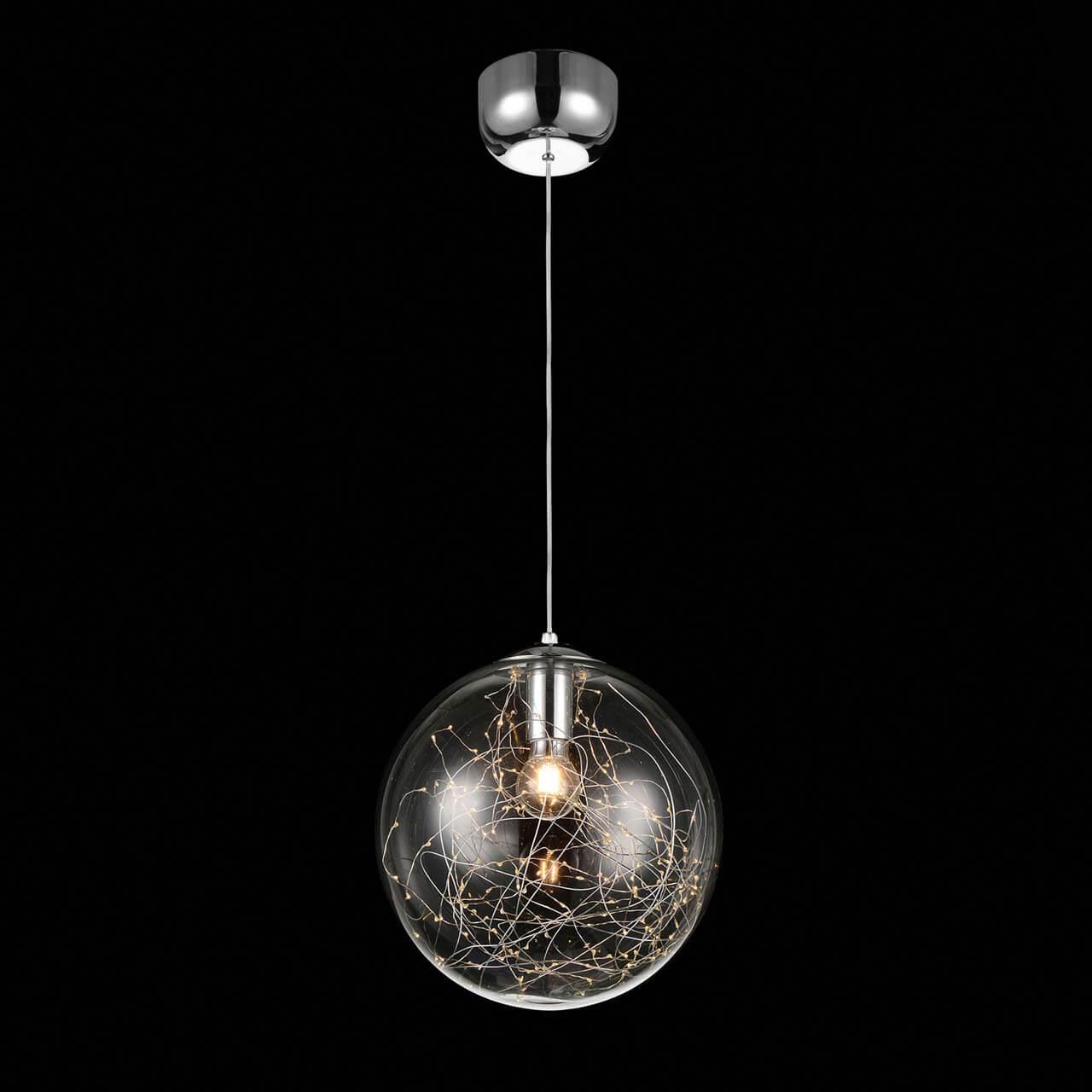 Подвесной светильник круглый дымчатый ST Luce SL274.113.01 ST LUCE ДИЗАЙНЕРСКИЕ, SL274.1 00-3889694 Прозрачный;хром  - Вид №1