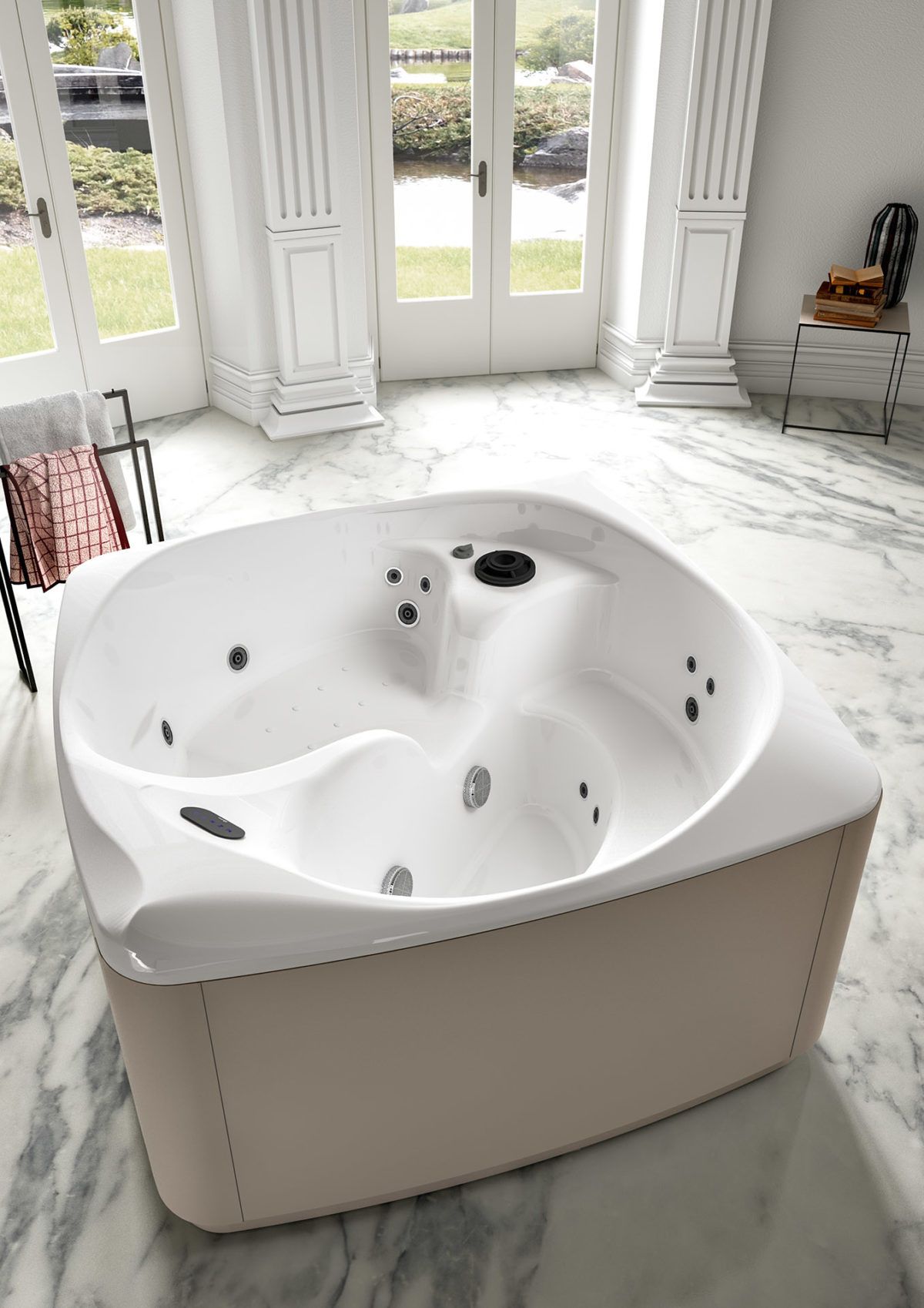 5-местный квадратный мини-бассейн с хромотерапией Albatros ARCH-00089966 - Вид №2