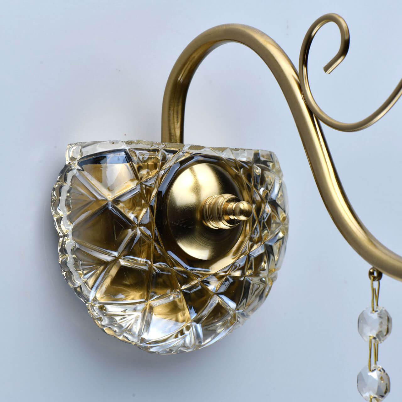 Бра металлическое бронза "Селена" 482026501 MW-LIGHT СВЕЧА 00-3929859 Бронза  - Вид №1