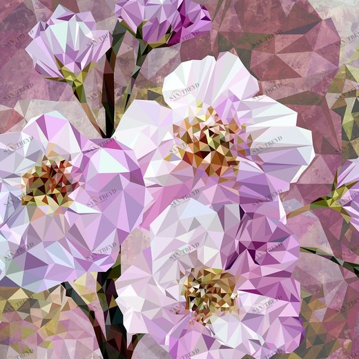 XXL4-064-Blooming-Gems Фотообои Komar 3.68х2.48 м XXL4064BLOOMINGGEMS