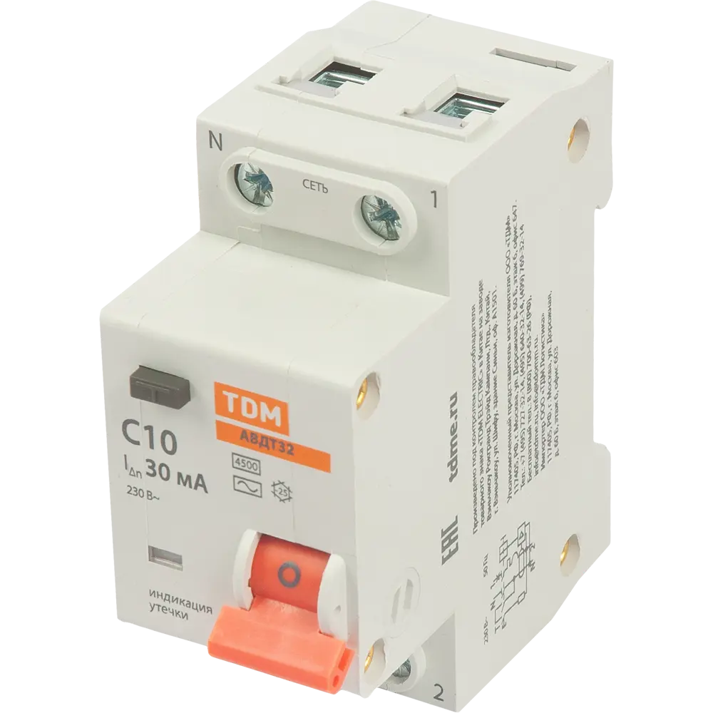 Дифференциальный автомат TDM Electric — защита сетей и безопасности 84399415 STLM-1113690