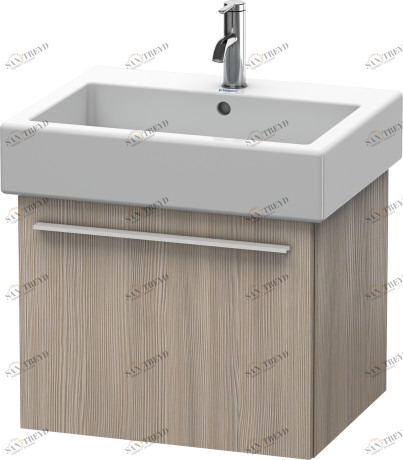 XL604403131 X-Large Тумбочка подвесная Сосна серебристая, декор Duravit