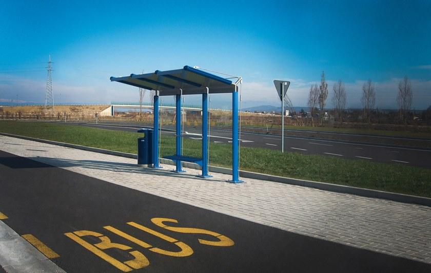 City Design Навес из алюминия и стекла для автобусной остановки sun-id-1395476 - Вид №1