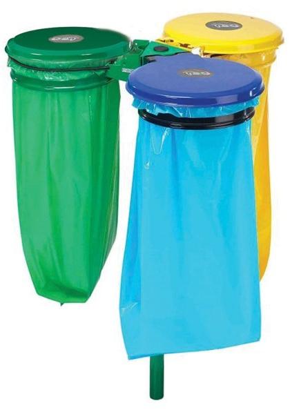 Lazzari Урна с крышкой для раздельного сбора мусора sun-id-1463977 - Вид №5