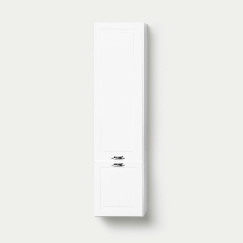 20071508 Dawn High Cabinet White Frame, Мягкое Закрытие Westerbergs Белый 