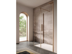 Стеклянная прямоугольная угловая душевая кабина