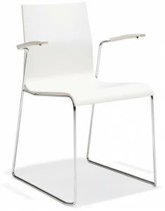 Casala Штабелируемый конференц-стул на салазках из меламина с подлокотниками Noa i 780/10