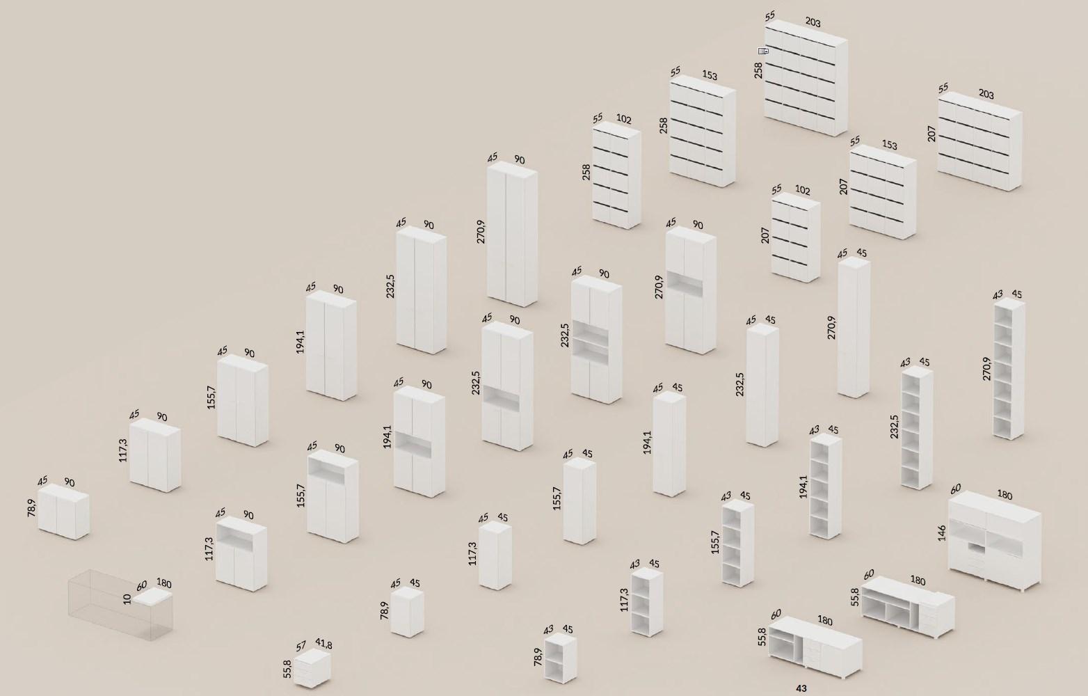 Archiutti Рабочий стол со встроенной полкой Float office sun-id-1403858 - Вид №3