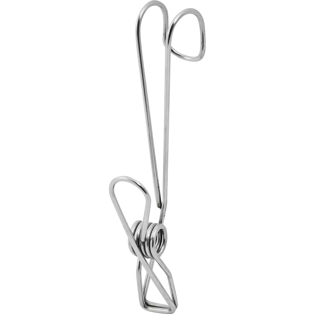 Крючок-прищепка для рейлинга Аквадекор Stick, 99x55 мм, цвет хром STLM-2082924