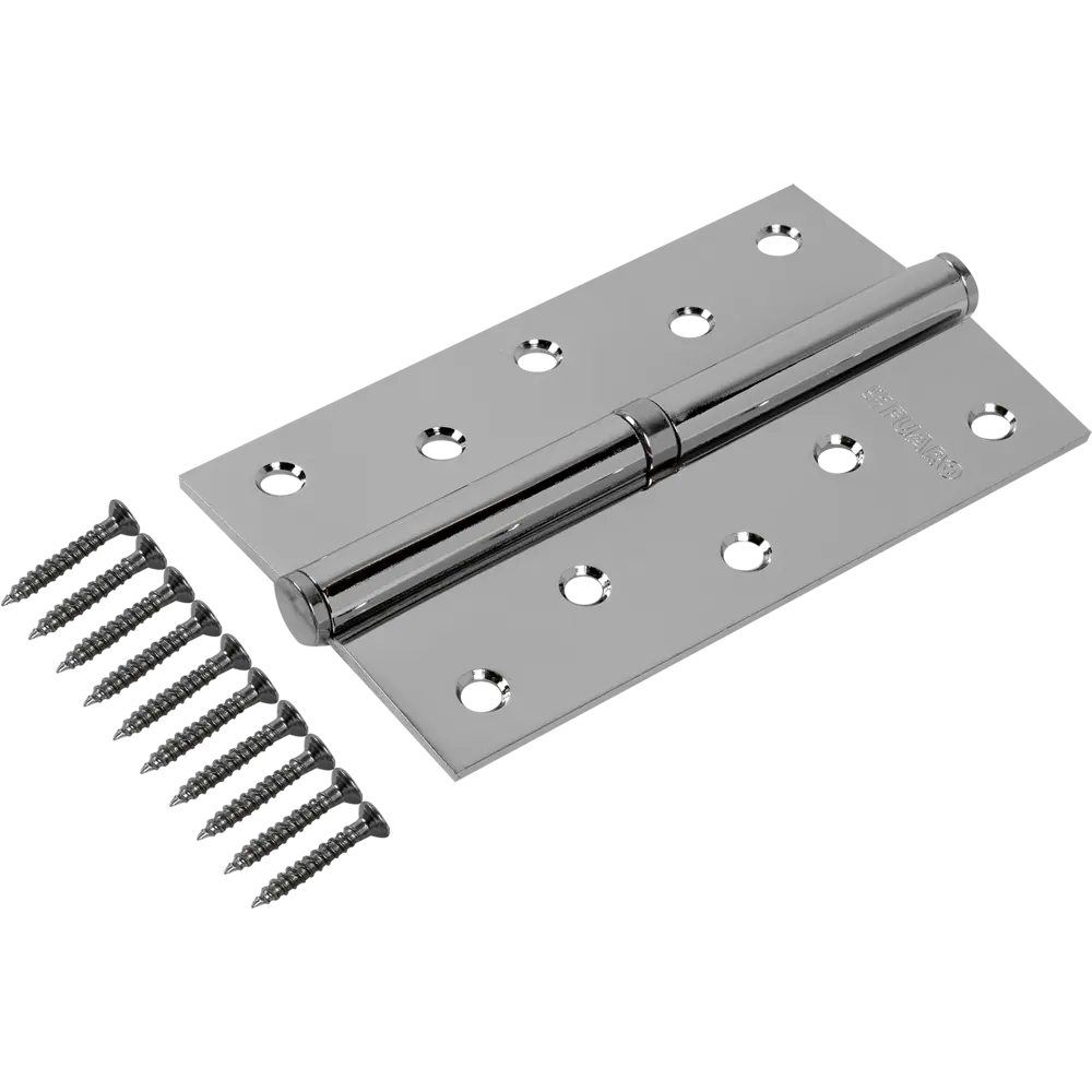 82105921 Петля съёмная левая S125413L-CP/BL, 125x75 мм, сталь, цвет хром STLM-0019037 FUARO  - Вид №3