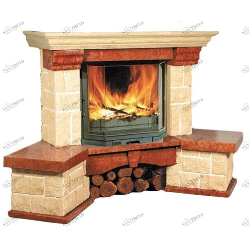 Каминная облицовка Bella Italia ODYSEUSZ угловая 1854