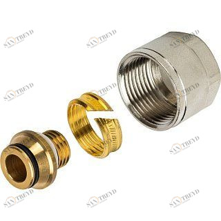 Евроконус 20х2,0х3/4 аксиальный для труб PE-X/AL/PE-X 2 уплотнения STOUT SFC0021002020