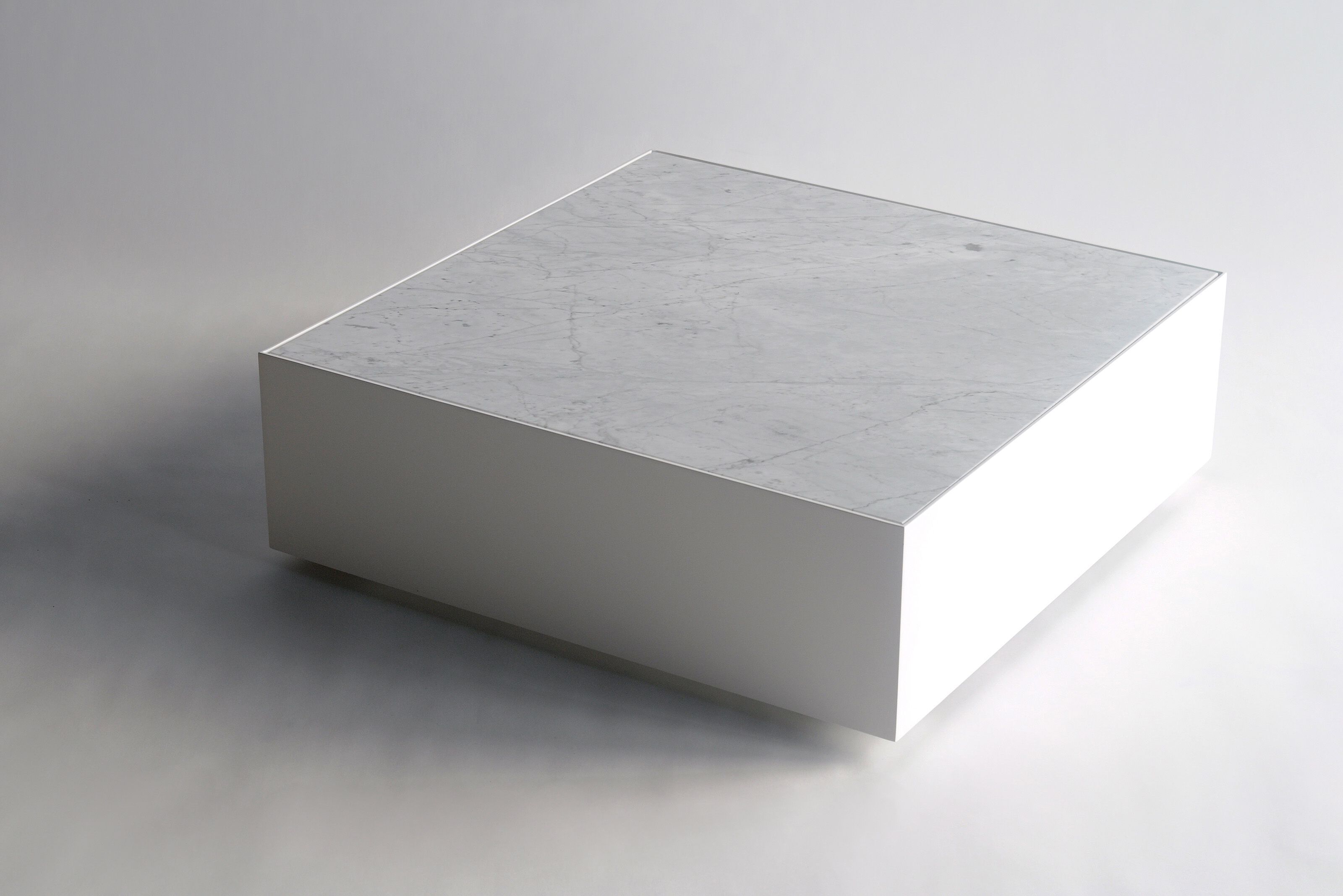 Мраморный квадратный низкий журнальный столик Phase Design BALLOT BOX ARCH-00081194 - Вид №4