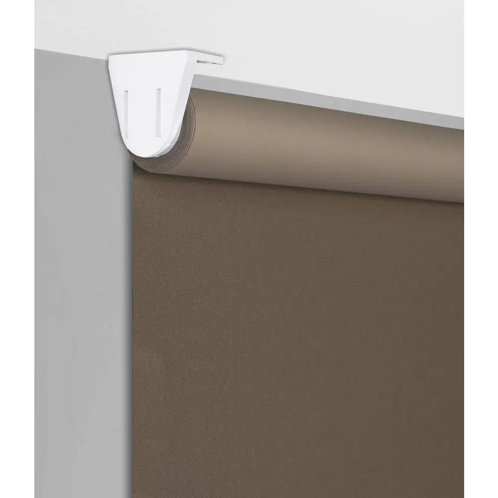 Штора рулонная блэкаут Midnight 60x175 см коричневая GARDEN STLM-2088589 - Вид №1