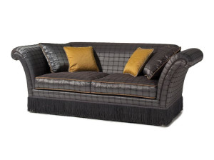 3-местный тканевый диван