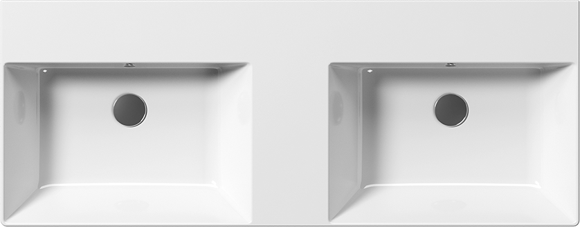 9425111 Подвесная раковина настенная овальная GSI ceramica  белая  - Вид №1