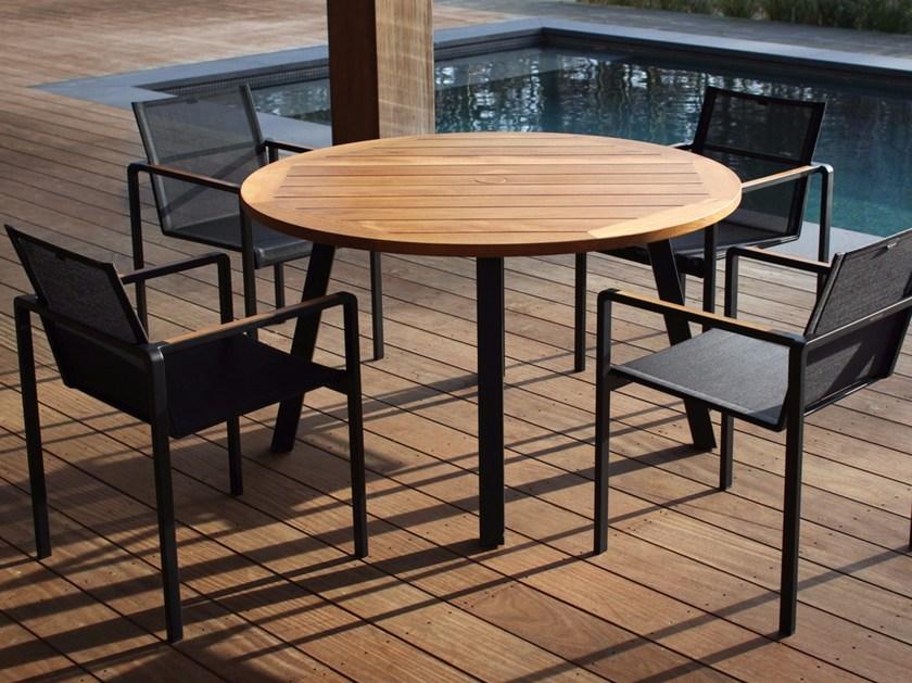 Royal Botania Круглый стеклянный садовый стол sun-id-1502811 - Вид №3