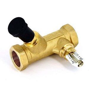 Вентиль WATTS балансировочный 1" ВР WattFlow с расходомером и "Memostop" SRV-IG. 5-50 л/мин