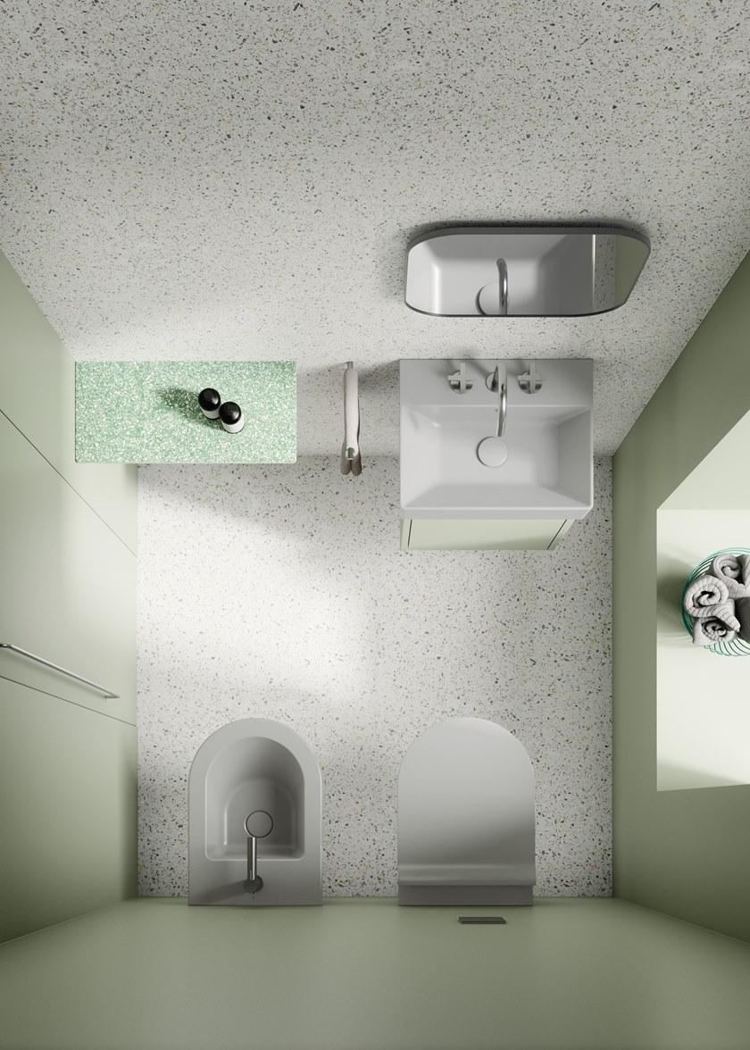 Подвесной унитаз настенный Белый GSI ceramica Color elements Италия sun-id-1439737 - Вид №14