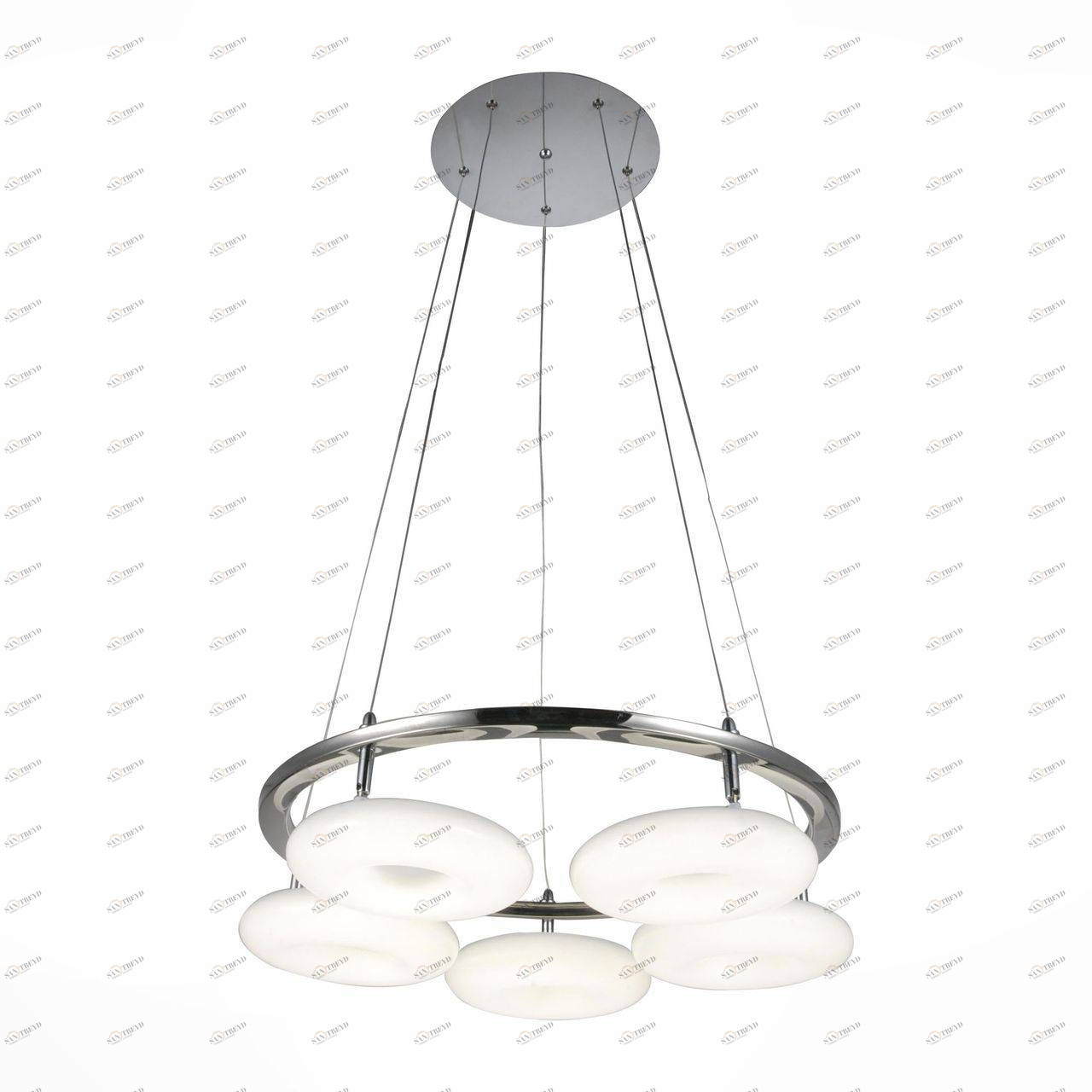 Подвесная светодиодная люстра ST Luce SL903.103.05 ST LUCE ДИЗАЙНЕРСКИЕ 058040 Белый 