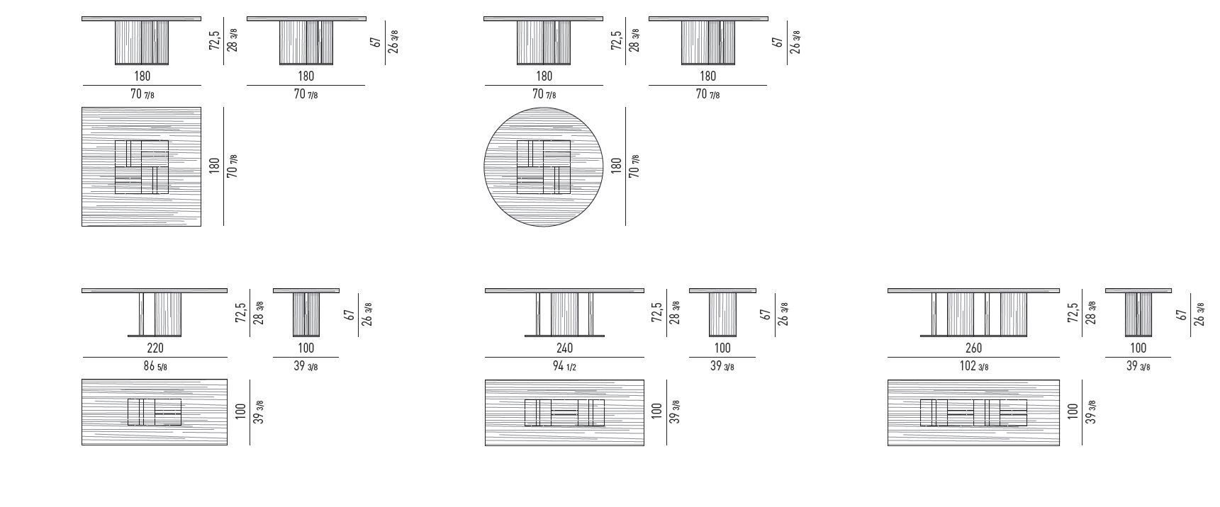 Стол Minotti Тулуза ARCH-00122750 - Вид №1