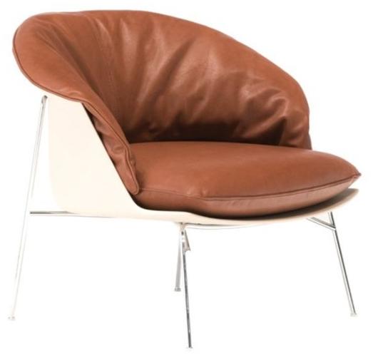 Driade Мягкое кожаное кресло с подлокотниками Moon sun-id-1413218 - Вид №4