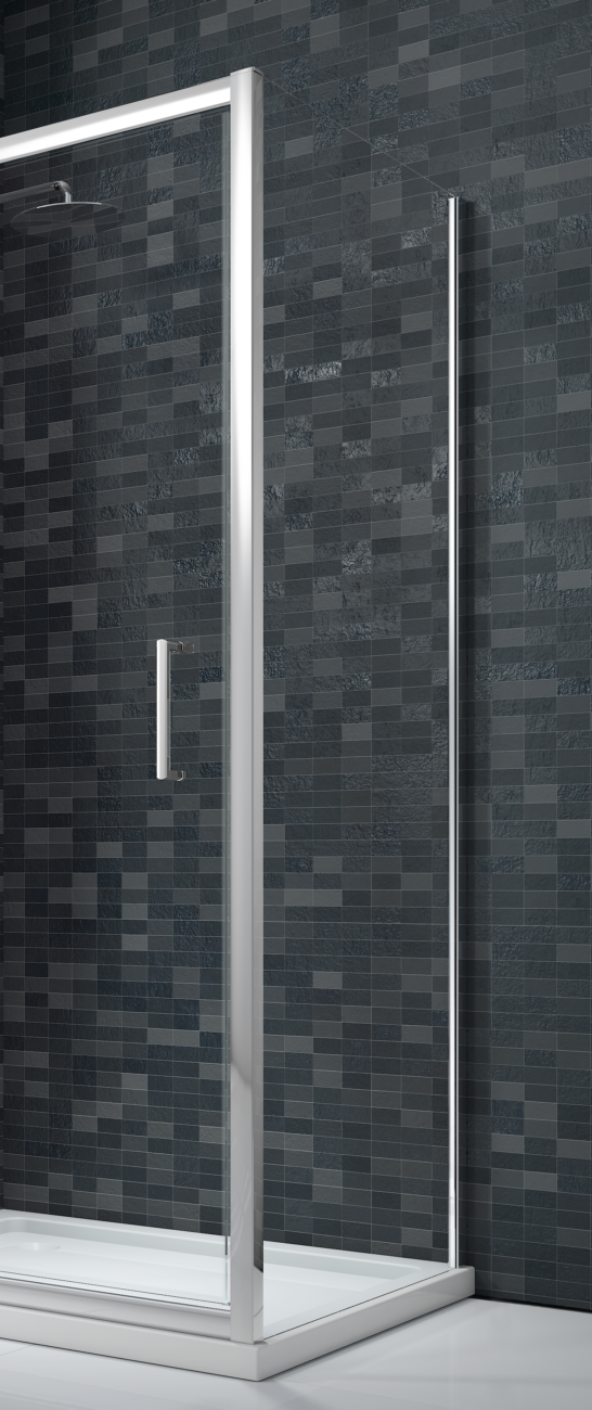 Дверь в нишу DWH04BI Merlyn Ionic Хромированный  - Вид №2