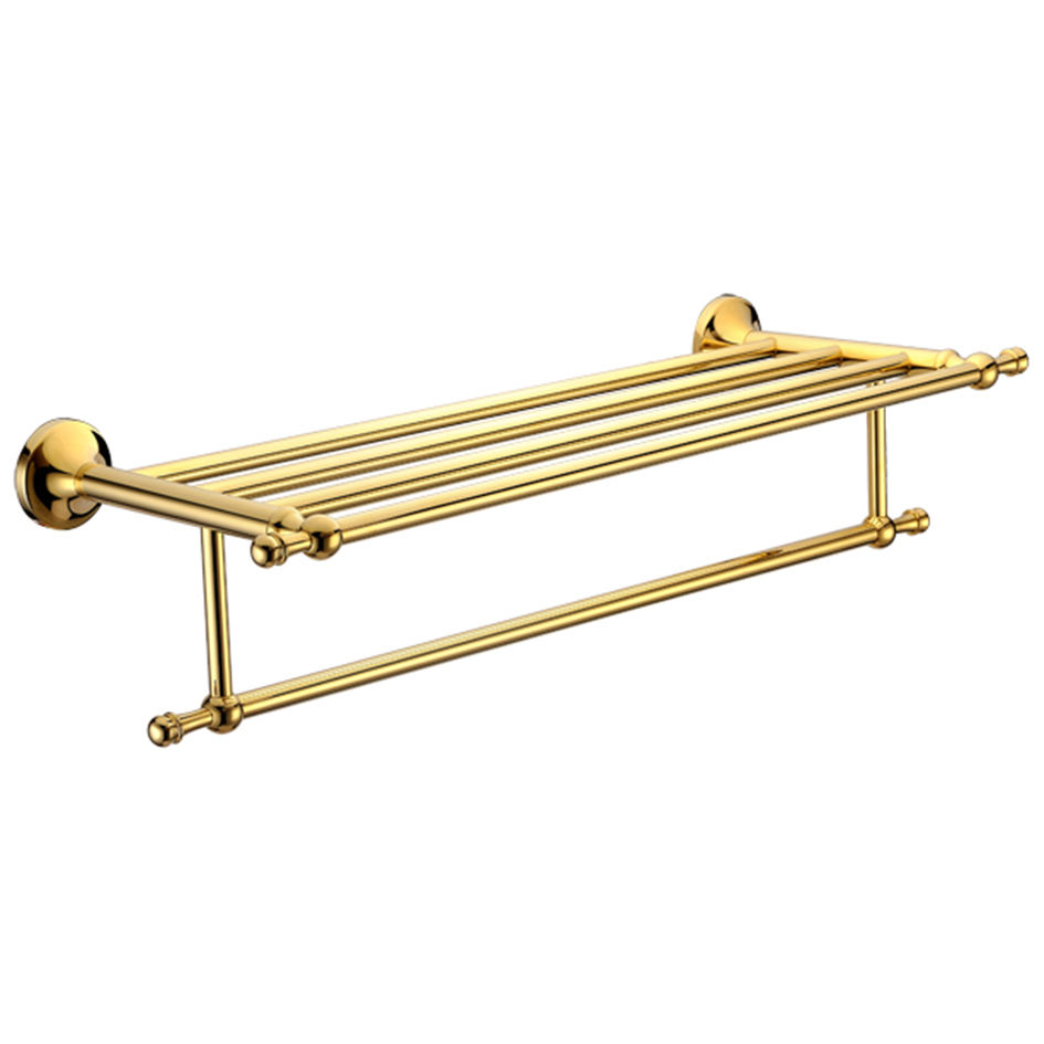 Полка для полотенец MELANA золото MLN-821003 821 серия