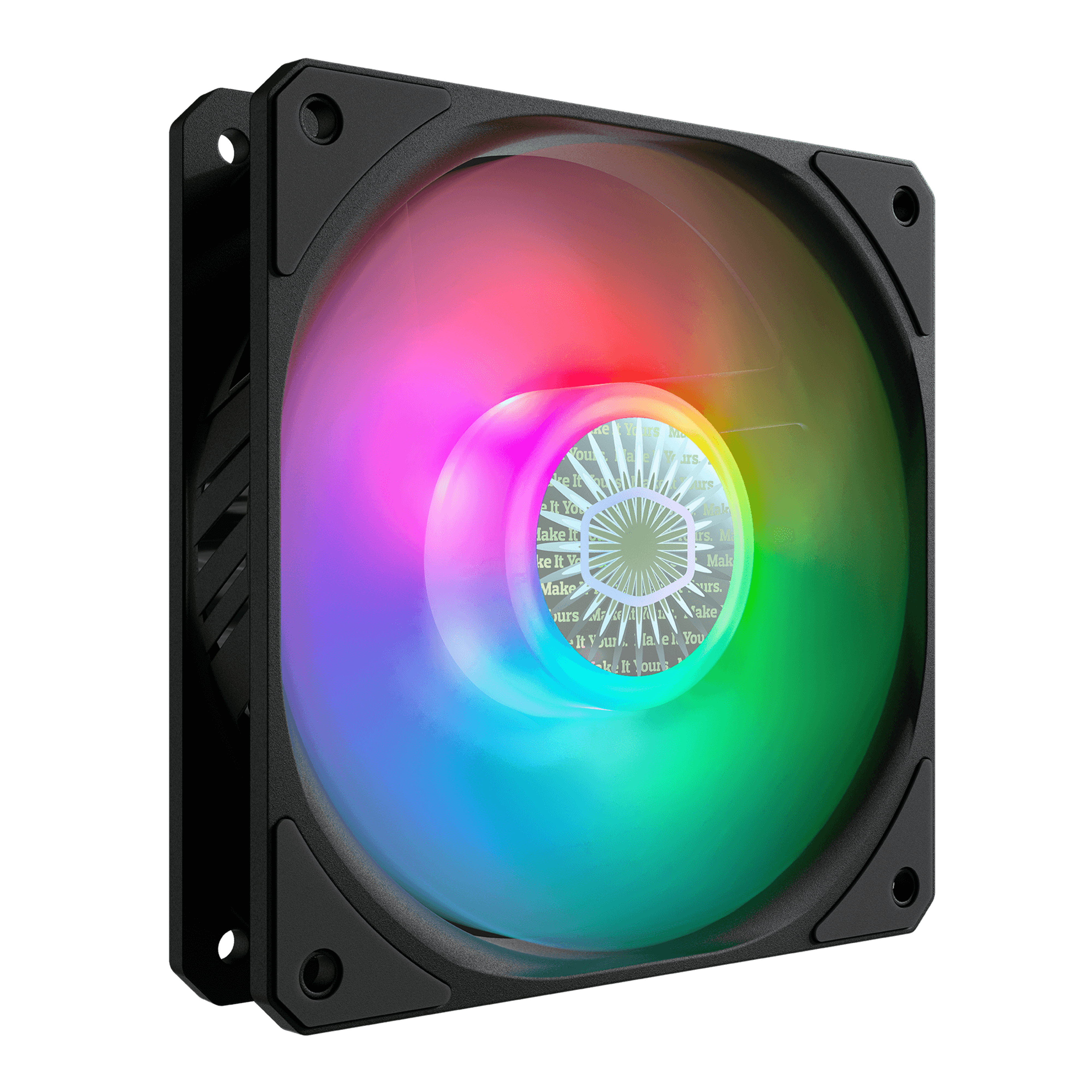 MFX-B2DN-183PA-R1 masterfan sickleflow, 120mm, 4-pin (pwm), argb, 3 pcs + argb controller Cooler Master Santreyd  - Вид №1