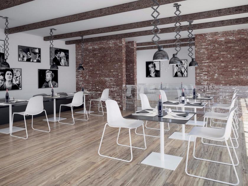 Luxy Квадратный стол из HPL с основанием 4 звезды Incollection sun-id-1354687 - Вид №1