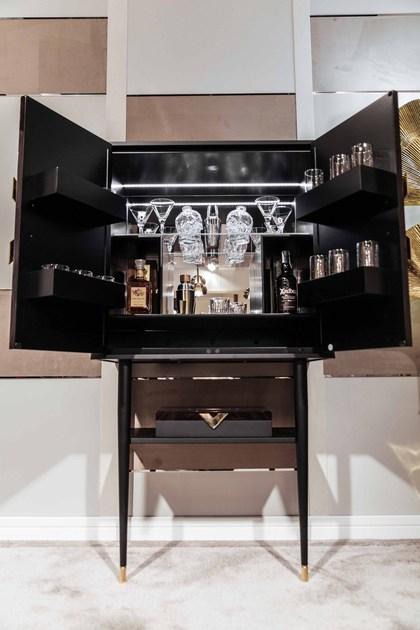 Vismara Design Барный шкаф из черного дерева Luxury entertainment sun-id-1492438 - Вид №5