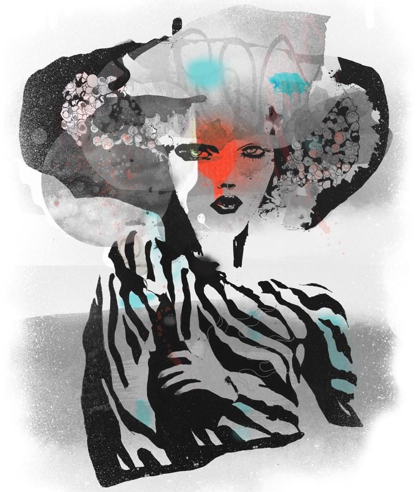 MOMENTI Авторский художественный принт Crazy home paintings Gi-035 - Вид №1