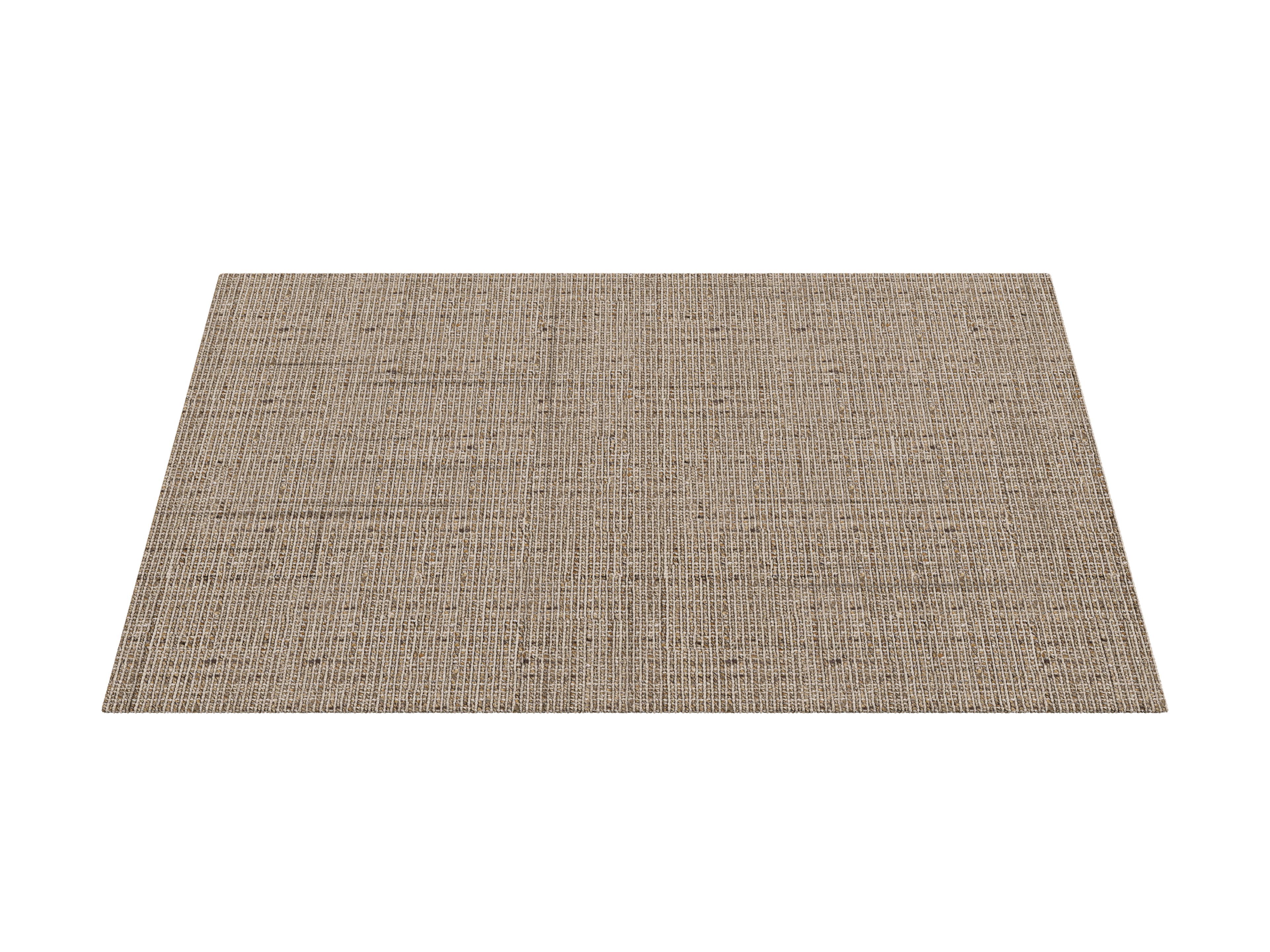 Прямоугольный однотонный коврик из джута DÔME DECO Awaken ARCH-00041923 - Вид №1