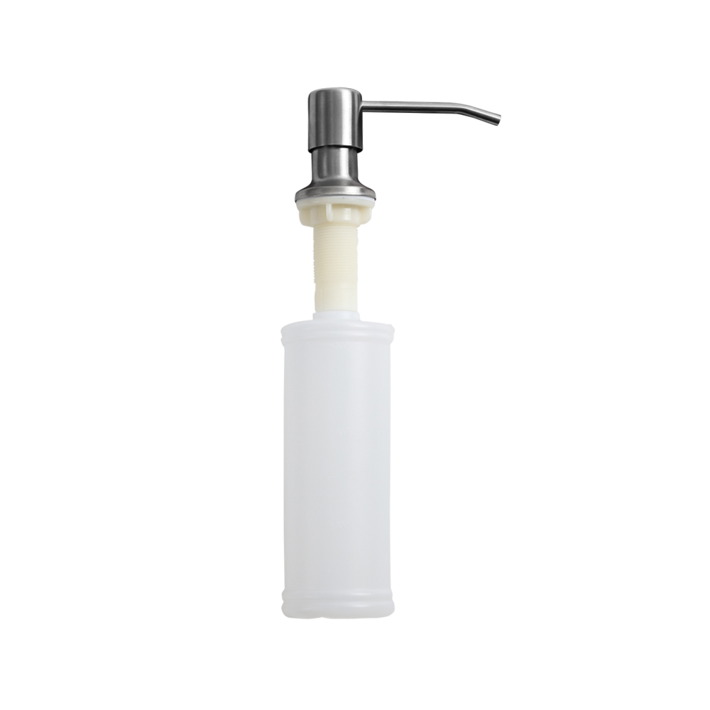 Дозатор для кухонной мойки из нержавеющей стали с элементами из пластика с PVD покрытием, цвет - чер MELANA MLN-ZP-B-DS