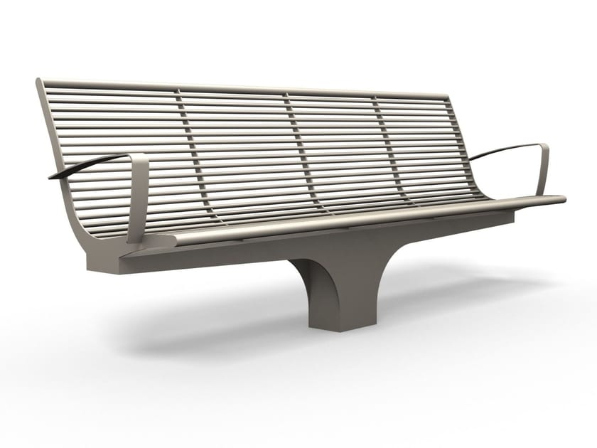 Скамья из нержавеющей стали с подлокотниками BENKERT BANKE Siardo ARCH-00084664