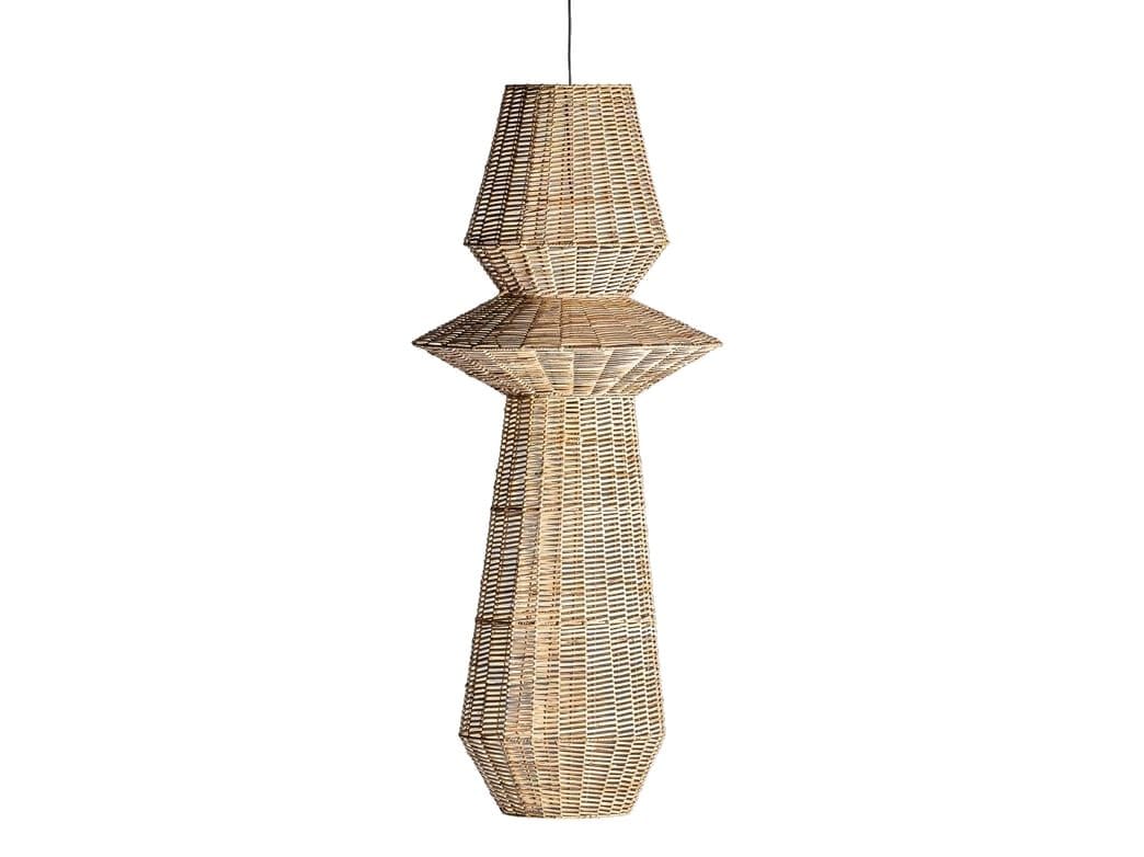 Подвесной светильник из ротанга Vical Home плиссе ротанга ARCH-00106265