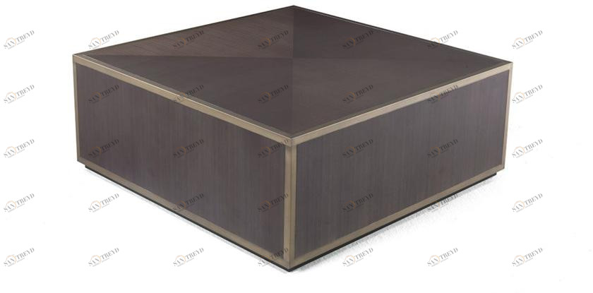 Gianfranco Ferré Home Квадратный деревянный журнальный столик tay Connor sun-id-1461831