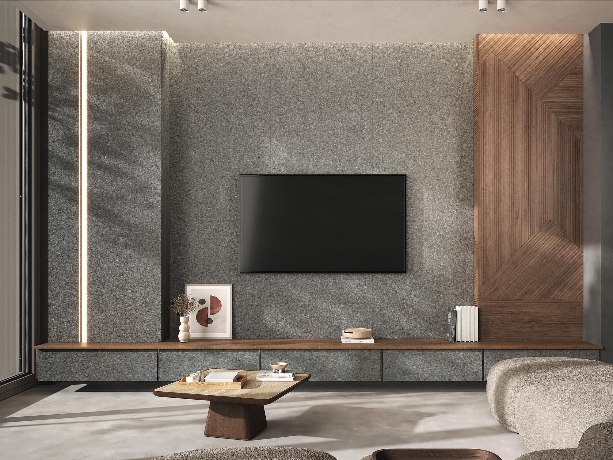 Ультратонкая алюминиевая декоративная панель Tecnografica CORTINA ARCH-00120594