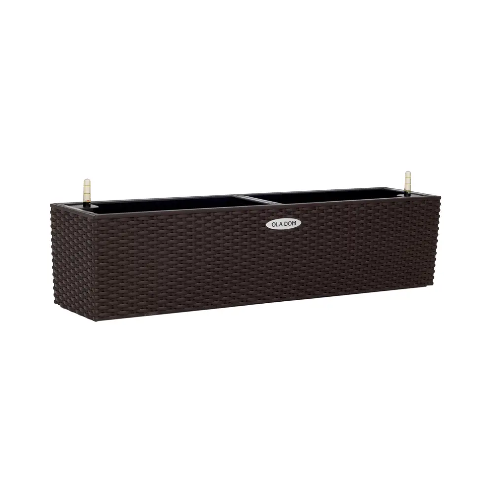 Кашпо для цветов Ola Dom Rattan 12 л коричневый 89416274 STLM-2046689 Santreyd