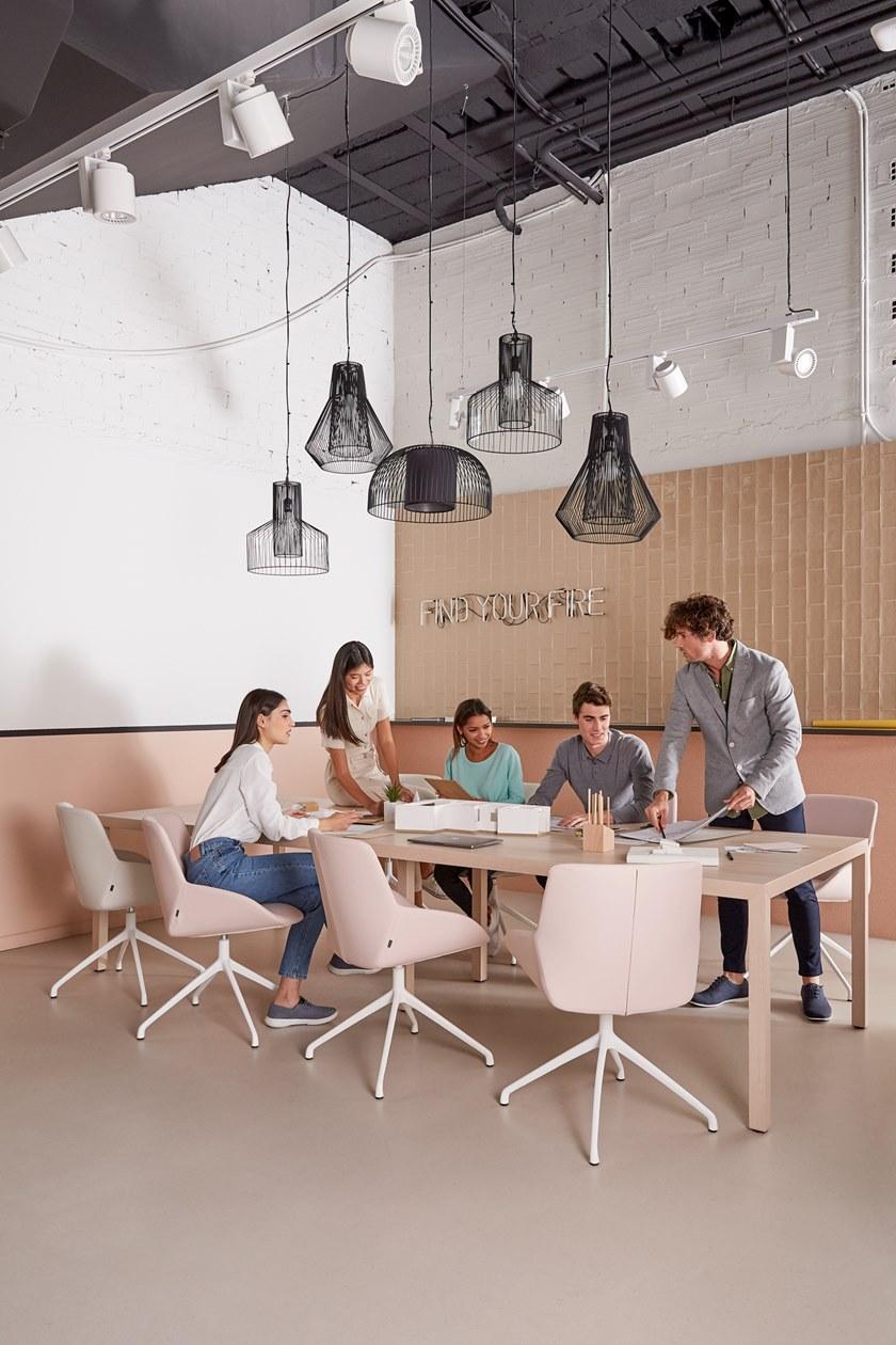 ACTIU Мягкое кожаное кресло Noom sun-id-1371669 - Вид №12