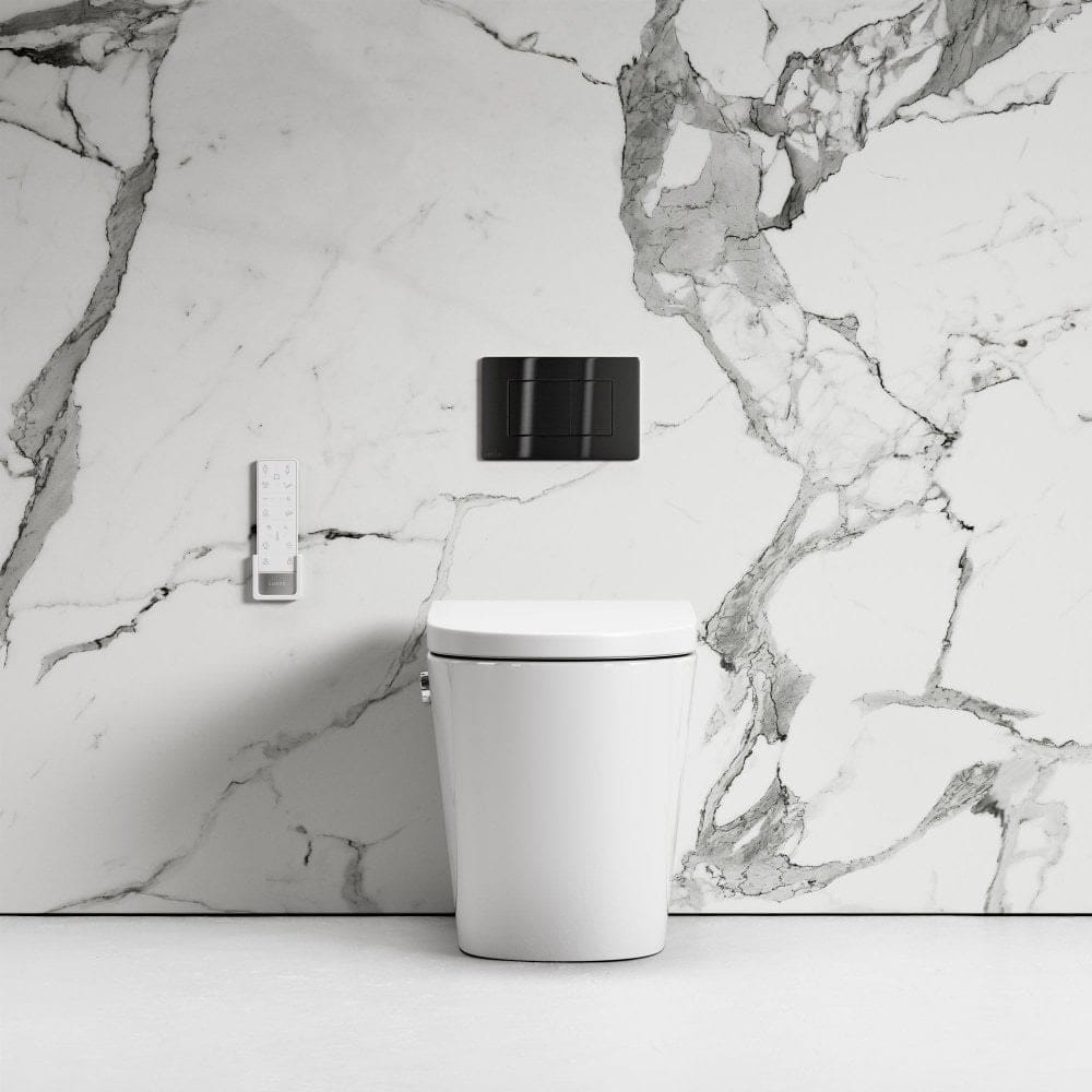 Напольный керамический туалет биде с налетом и кассетой LUSSO INTELLISMART ARCH-00036445 - Вид №9