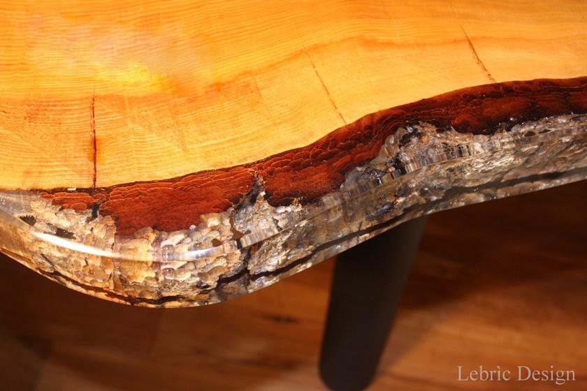 ANTICO TRENTINO Круглый стол Lebrìc design - legno e resina sun-id-1391368 - Вид №3