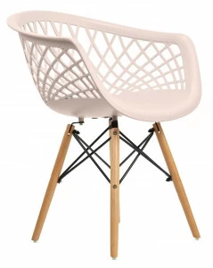 Стул с подлокотниками пудровый Matrix BRADEX HOME  00-3973926 Бежевый